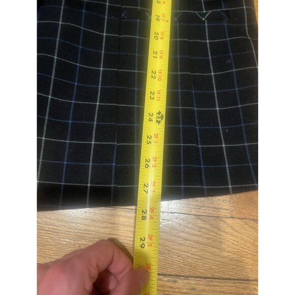 PEACE OF CLOTH Black/Blue Checkered BLAZER  -Extra Large XL - Picture 6 of 12